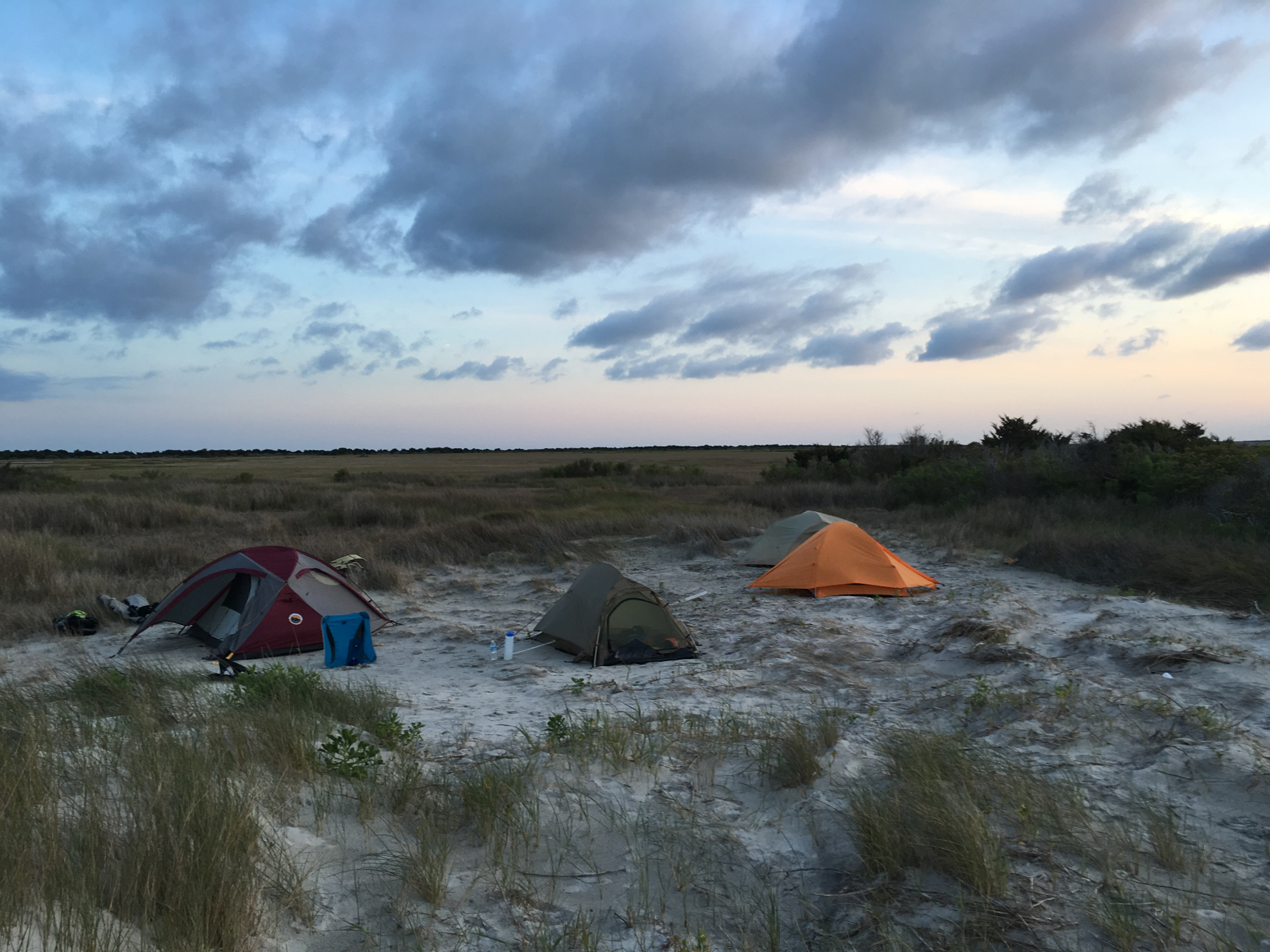 Campsite at Portsmouth