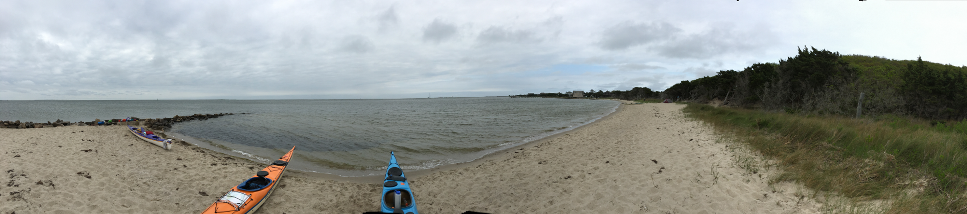 The View from Our Camp Site in Ocracoke.